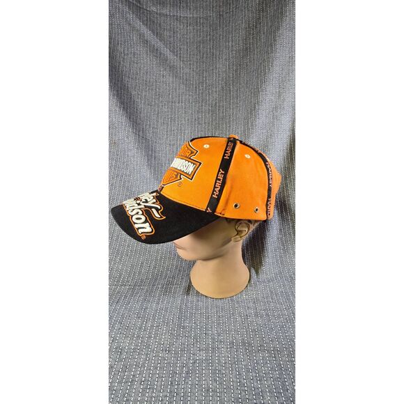 Vintage Harley Davidson “Top Of The Line” Spellout Hat-Rare - Picture 2 of 10
